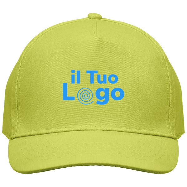 Cappellino a 5 pannelli cotone 160g - personalizzabile con logo