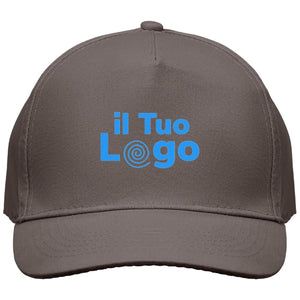 Cappellino a 5 pannelli cotone 160g - personalizzabile con logo