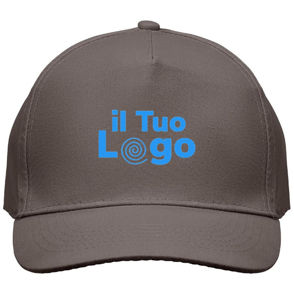 Cappellino a 5 pannelli cotone 160g - personalizzabile con logo