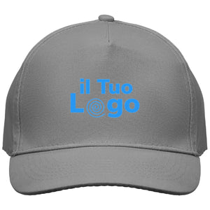 Cappellino a 5 pannelli cotone 160g - personalizzabile con logo