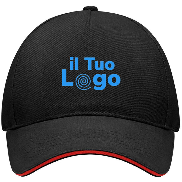 Cappellino a 5 pannelli - personalizzabile con logo