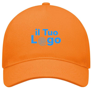 Cappellino a 5 pannelli - personalizzabile con logo