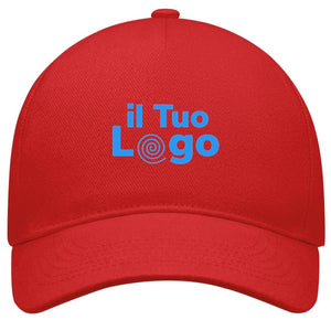 Cappellino a 5 pannelli - personalizzabile con logo
