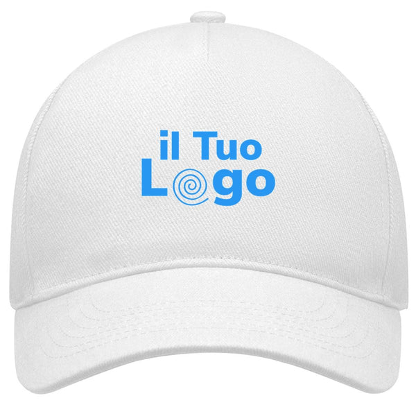 Cappellino a 5 pannelli - personalizzabile con logo