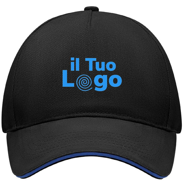 Cappellino a 5 pannelli - personalizzabile con logo