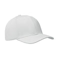Cappellino a 6 pannelli 260g Bianco - personalizzabile con logo
