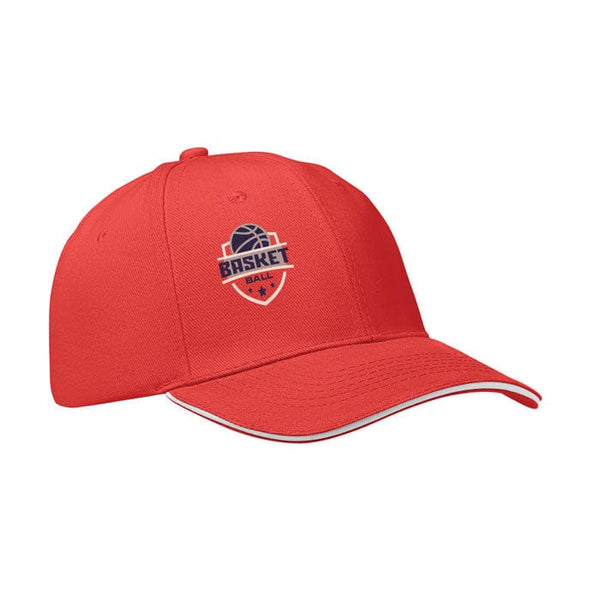 Cappellino a 6 pannelli 260g - personalizzabile con logo