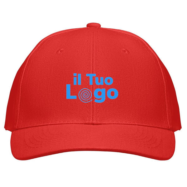 Cappellino a 6 pannelli 260g - personalizzabile con logo