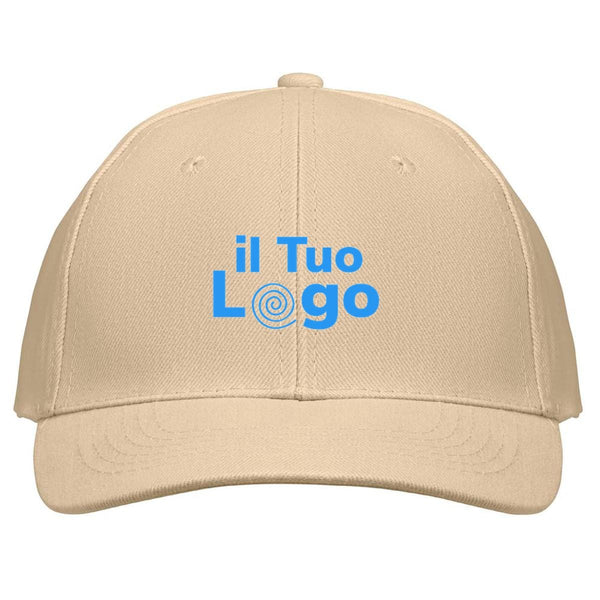 Cappellino a 6 pannelli 260g - personalizzabile con logo