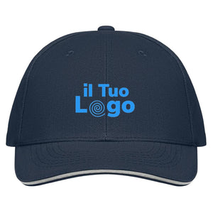 Cappellino a 6 pannelli 260g - personalizzabile con logo