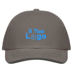 Cappellino a 6 pannelli 260g - personalizzabile con logo