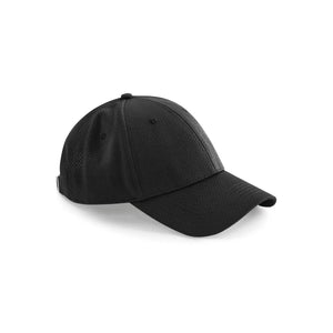 Cappellino Air Mesh 6 Panel Cap nero - personalizzabile con logo