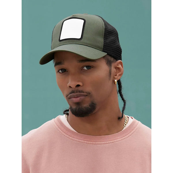 Cappellino Appliqué Patch 5 Panel Trucker - personalizzabile con logo