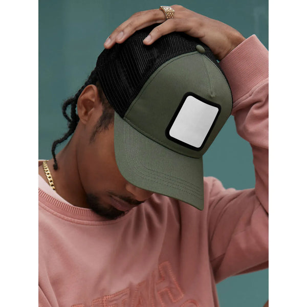 Cappellino Appliqué Patch 5 Panel Trucker - personalizzabile con logo