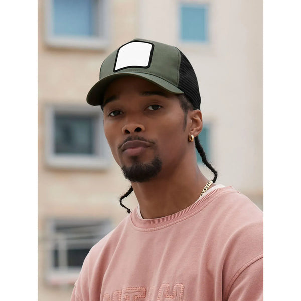 Cappellino Appliqué Patch 5 Panel Trucker - personalizzabile con logo