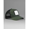 Cappellino Appliqué Patch 5 Panel Trucker verde - personalizzabile con logo