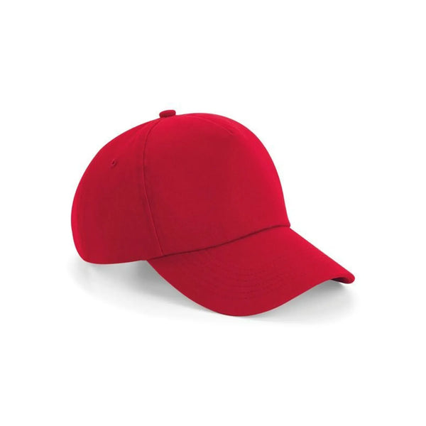 Cappellino Authentic 5 Panel Cap rosso - personalizzabile con logo