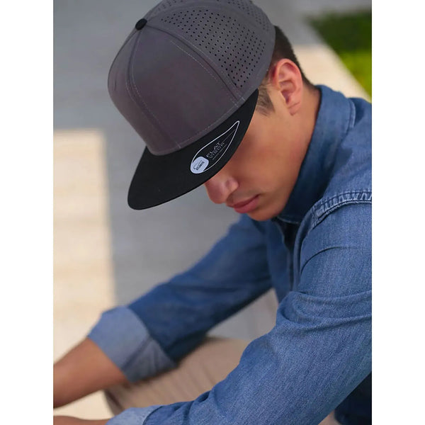 Cappellino Bank blu - personalizzabile con logo