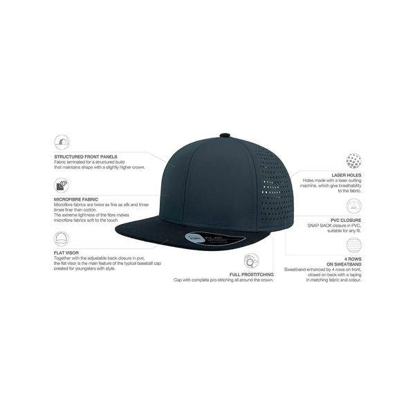 Cappellino Bank blu - personalizzabile con logo