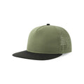 Cappellino Bank Five-S olive-black - personalizzabile con logo
