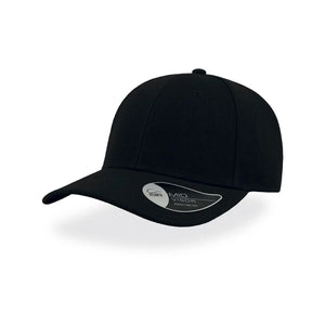 Cappellino Beat nero - personalizzabile con logo