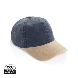 Cappellino BEAU AWARE™ in twill di cotone da 270 gm2 blu navy - personalizzabile con logo
