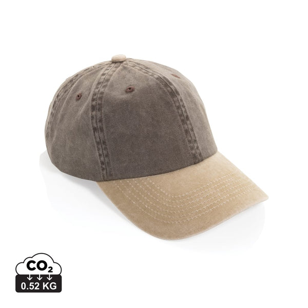 Cappellino BEAU AWARE™ in twill di cotone da 270 gm2 marrone - personalizzabile con logo