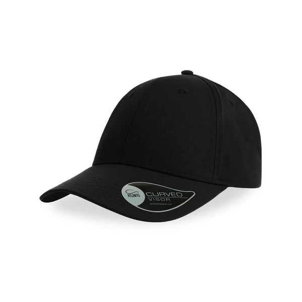 Cappellino Bolt nero - personalizzabile con logo