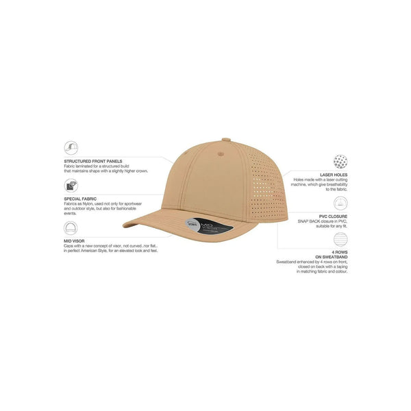 Cappellino Breezy blu - personalizzabile con logo