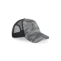 Cappellino Camo Snapback Trucker grigio - personalizzabile con logo