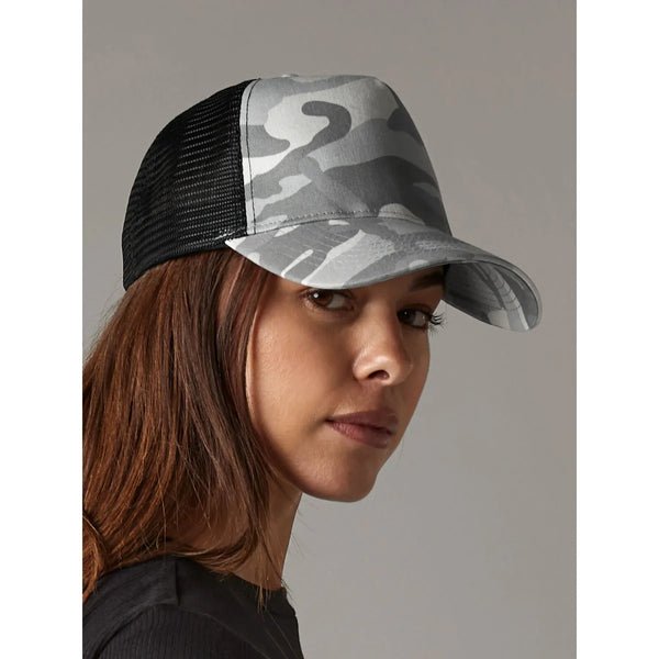 Cappellino Camo Snapback Trucker - personalizzabile con logo