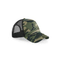 Cappellino Camo Snapback Trucker verde - personalizzabile con logo