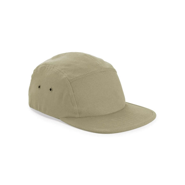 Cappellino Canvas 5 Camper Panel Cap beige - personalizzabile con logo