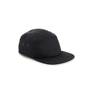 Cappellino Canvas 5 Camper Panel Cap nero - personalizzabile con logo