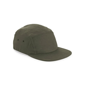 Cappellino Canvas 5 Camper Panel Cap verde - personalizzabile con logo