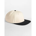 Cappellino Contrast Flat Peak 6 Panel Cap beige - personalizzabile con logo