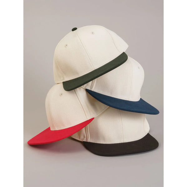Cappellino Contrast Flat Peak 6 Panel Cap - personalizzabile con logo