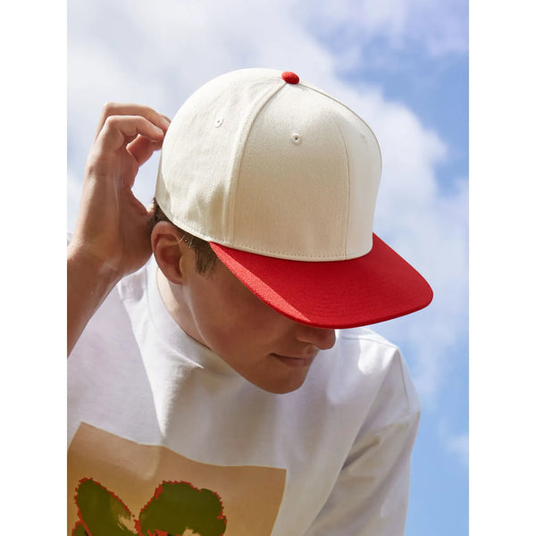 Cappellino Contrast Flat Peak 6 Panel Cap - personalizzabile con logo