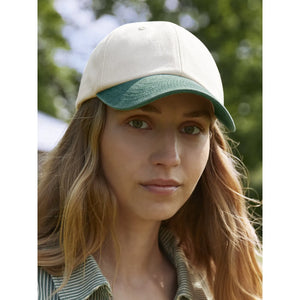 Cappellino Contrast Peak Low Profile Vintage Cap - personalizzabile con logo