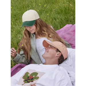 Cappellino Contrast Peak Low Profile Vintage Cap - personalizzabile con logo