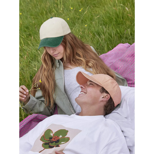 Cappellino Contrast Peak Low Profile Vintage Cap - personalizzabile con logo