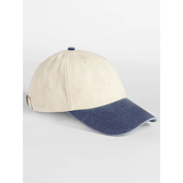 Cappellino Contrast Peak Low Profile Vintage Cap - personalizzabile con logo
