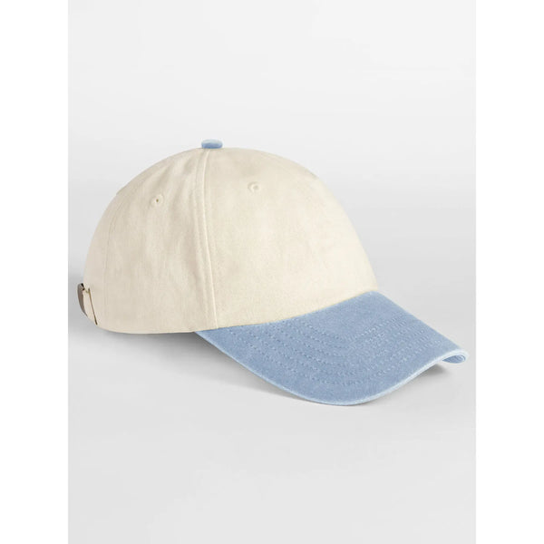 Cappellino Contrast Peak Low Profile Vintage Cap - personalizzabile con logo