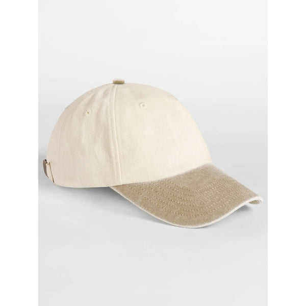 Cappellino Contrast Peak Low Profile Vintage Cap - personalizzabile con logo