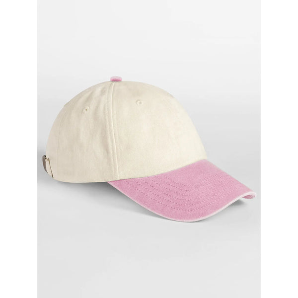 Cappellino Contrast Peak Low Profile Vintage Cap - personalizzabile con logo
