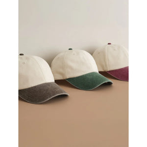 Cappellino Contrast Peak Low Profile Vintage Cap - personalizzabile con logo