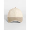 Cappellino Contrast Peak Low Profile Vintage Cap natural/vintage dessert sand - personalizzabile con logo