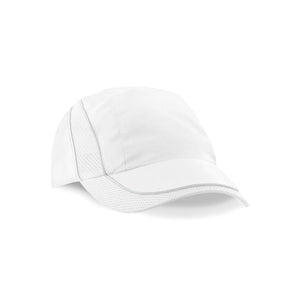 Cappellino Coolmax Flow Mesh Cap bianco - personalizzabile con logo