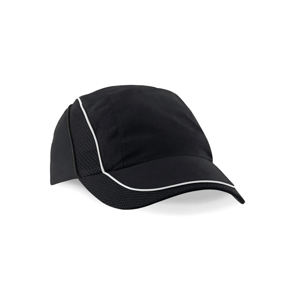 Cappellino Coolmax Flow Mesh Cap nero - personalizzabile con logo