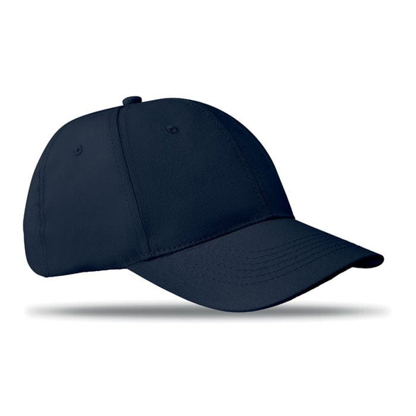 Cappellino da 6 pannelli blu - personalizzabile con logo